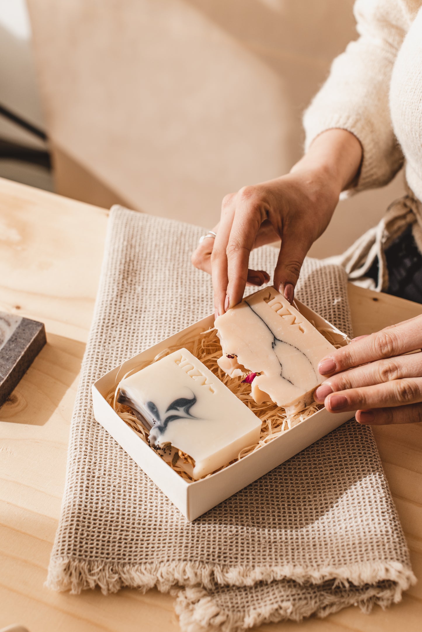 Azur Zeepbar 100% Natuurlijk-Coffee Comfort