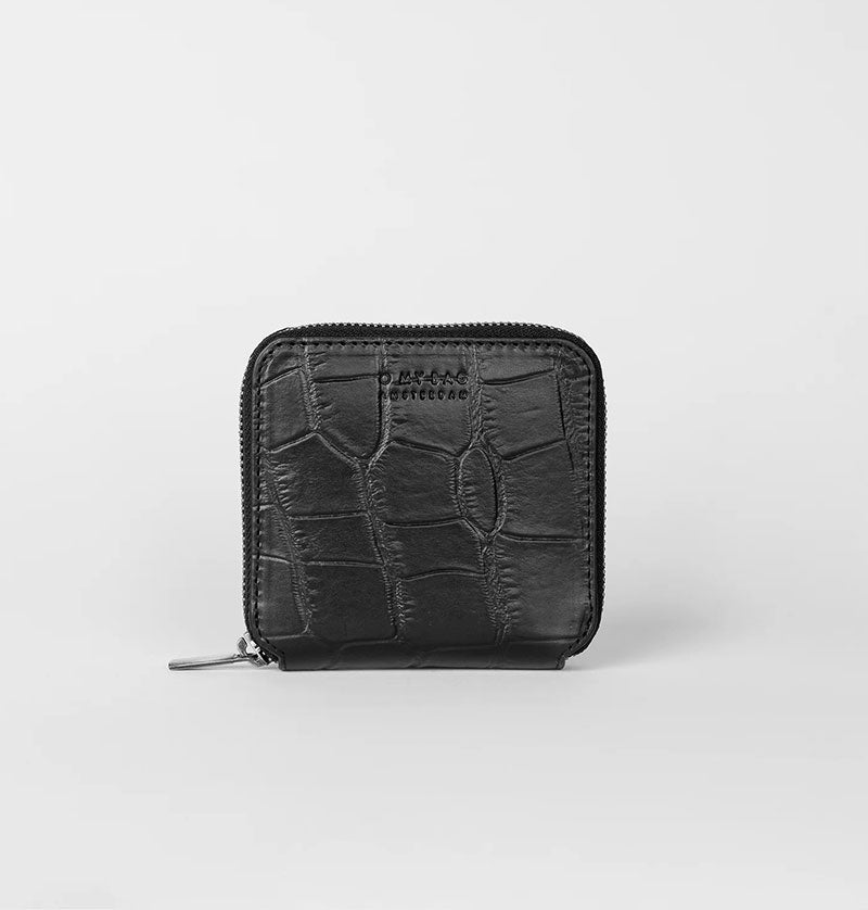 Sonny Square Wallet Croco-black (classic leather)