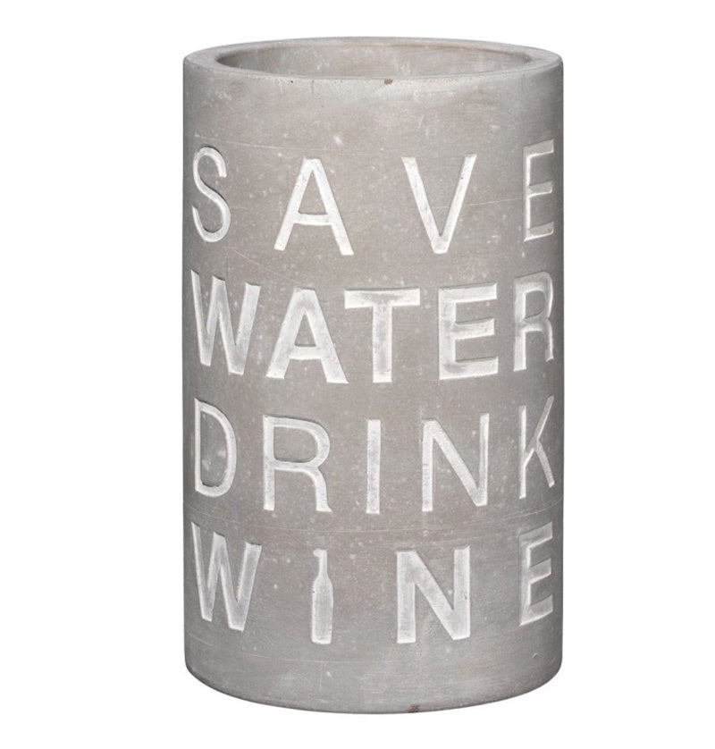 Wine cooler Concrete-save water drink wine