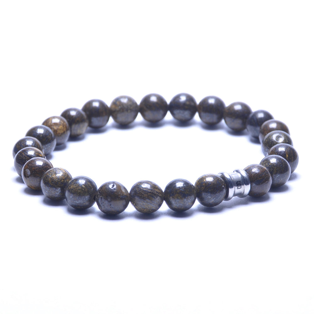 Men Bracelet Basic Stones-bronzite