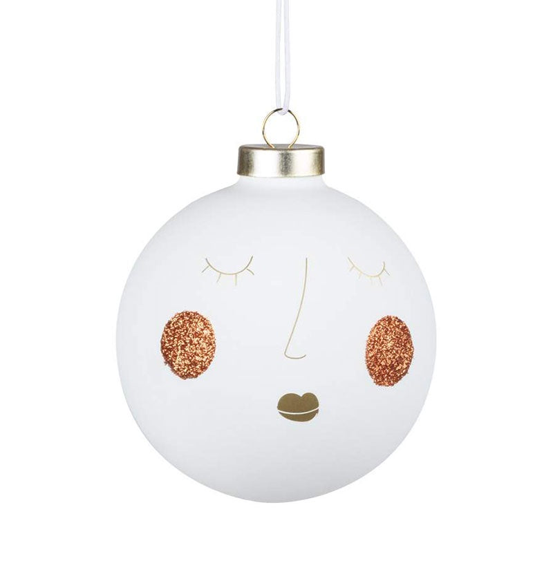 Kerstbal Bauble buddies Susi-white