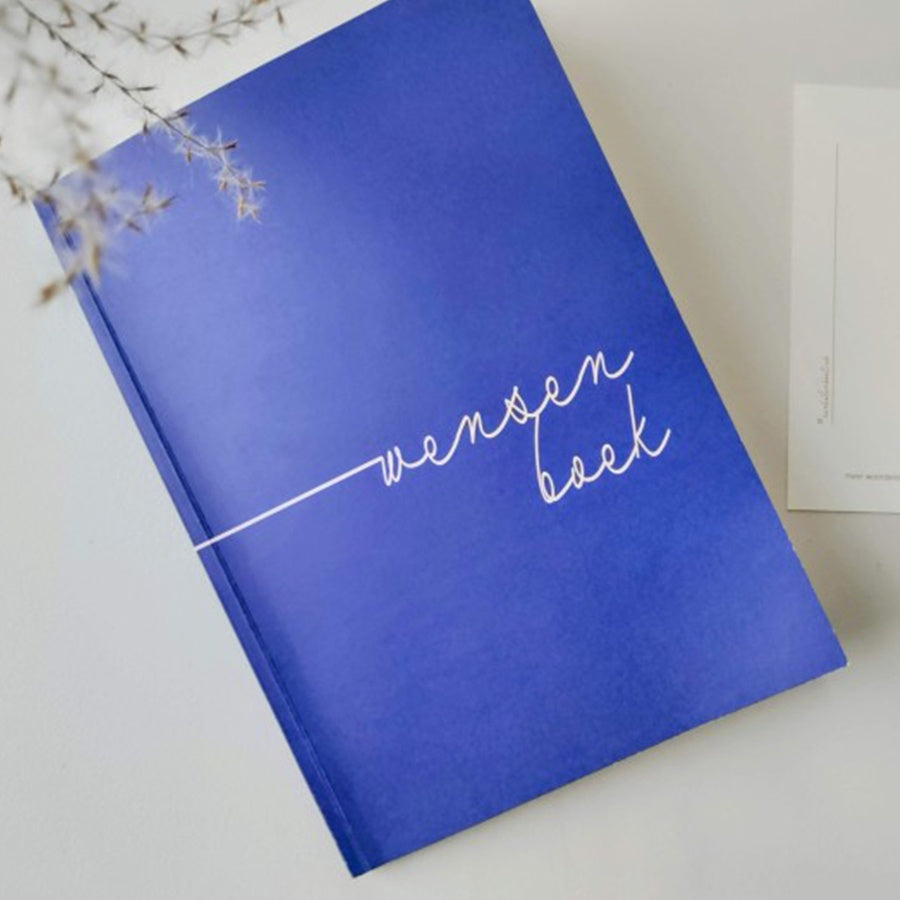 Wensenboek Soft Cover-blauw