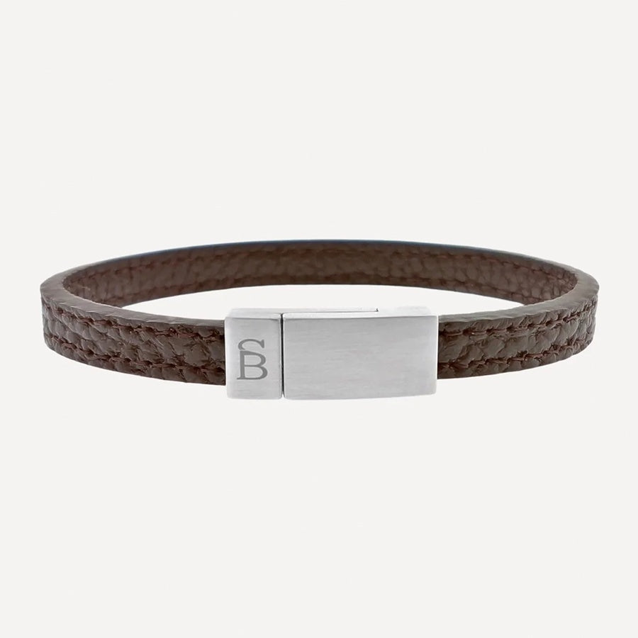 Men Bracelet Grady Leather-brown