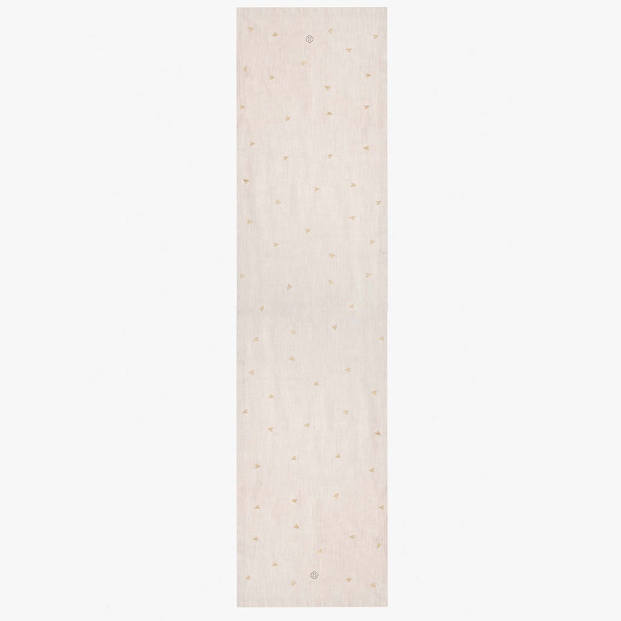 Tafelloper Hartjes 50x250cm-goud