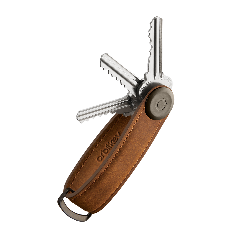 Orbitkey 2.0 Crazy Horse Leather-chestnut brown