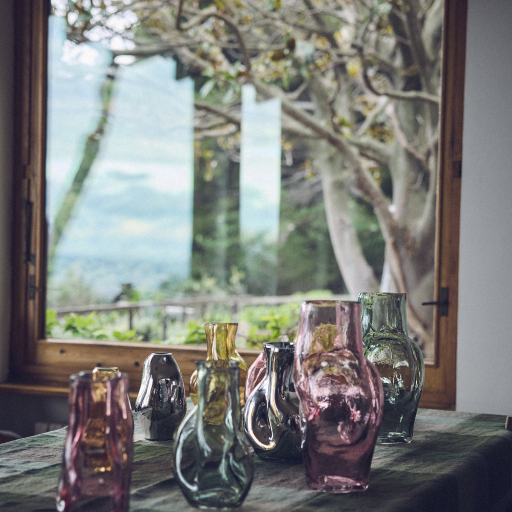 
                      
                        Vase Gleam Glass High-olive green
                      
                    