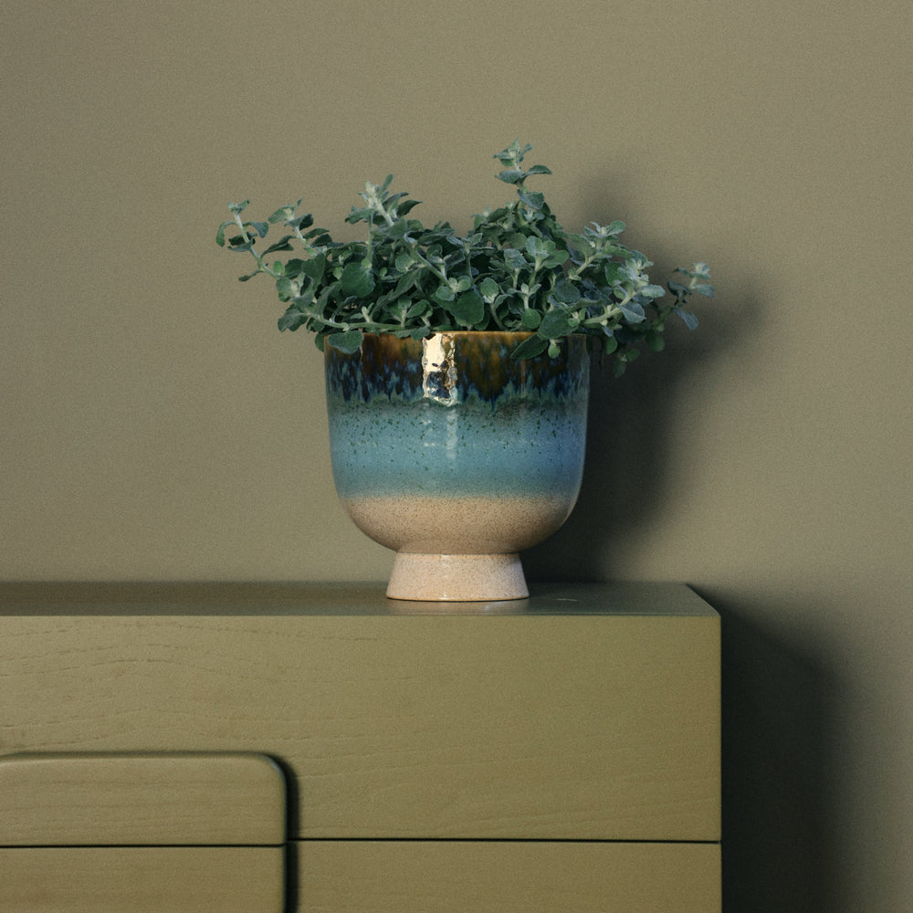 Flower Pot Retro-lagoon