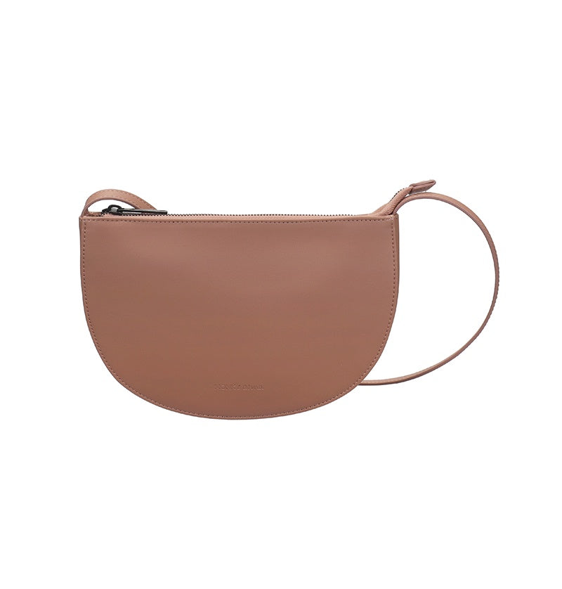 Handtas FAROU Half Moon-Clay