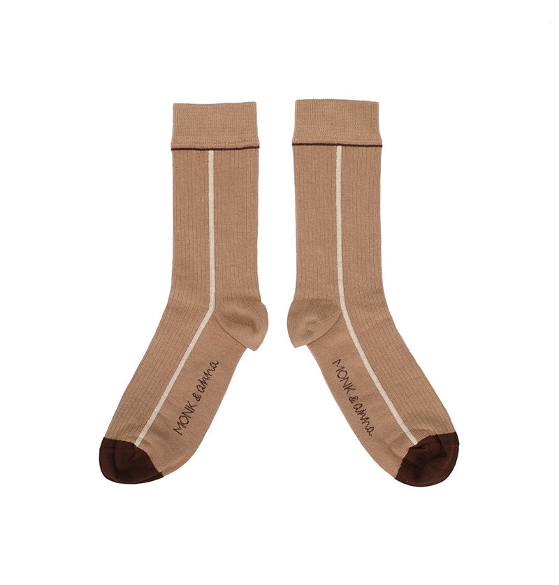 Socks WOMAN Graphic Line-clay