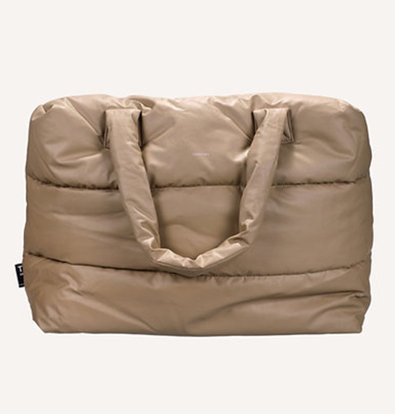 CAMILL Big Puffy Weekend Bag-porcini