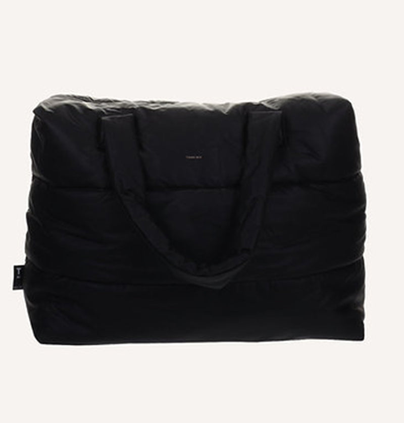 CAMILL Big Puffy Weekend Bag-black