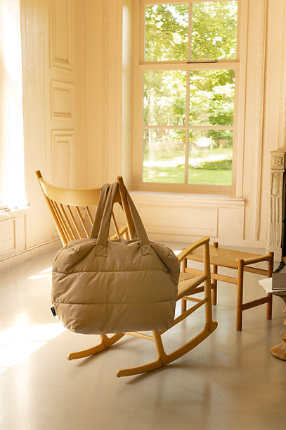 CAMILL Big Puffy Weekend Bag-porcini