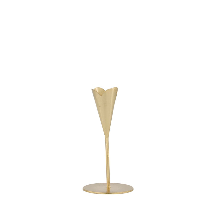 Kandelaar Hartje S Metaal-goud