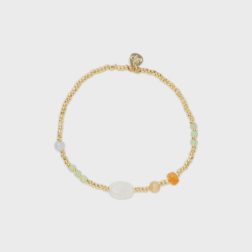 Armband Amuse Moonstone Gemstone Mix-gold