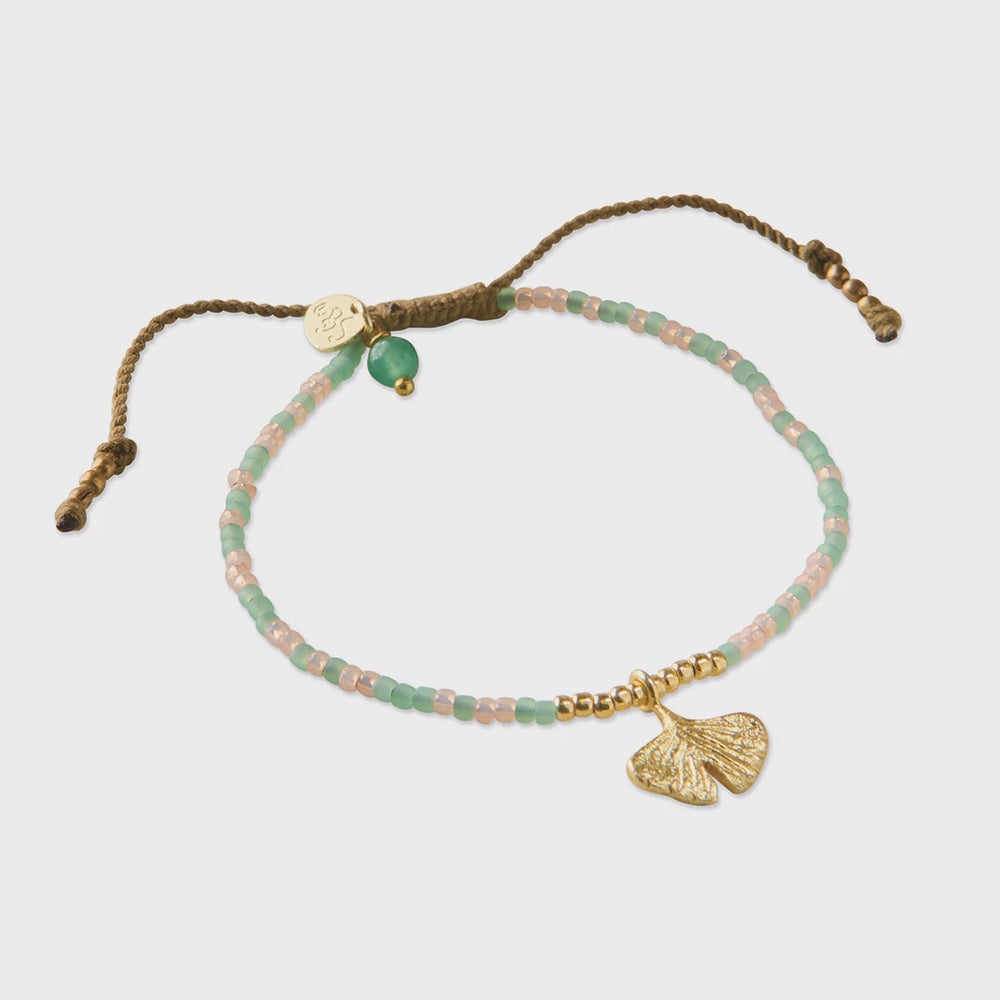 Armband Dreaming Ginkgo Aventurine-gold