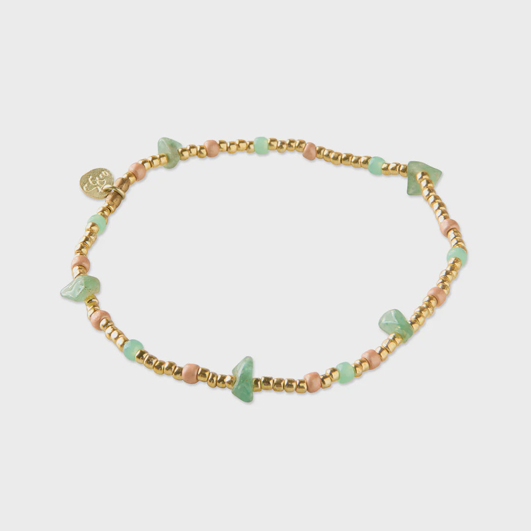 Armband Flashy Aventurine-gold