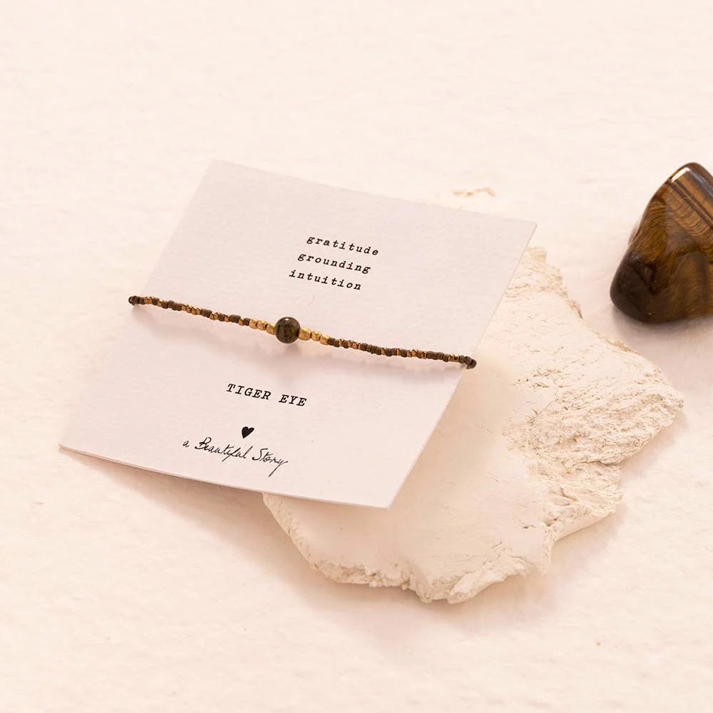 Armband Iris Giftcard Tiger Eye-gold