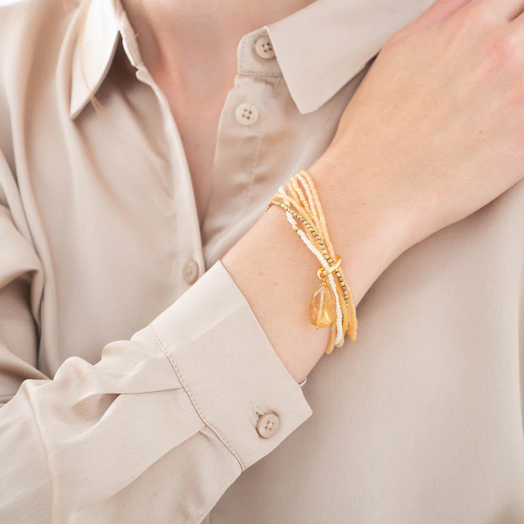 Armband Nirmala Citrine-gold