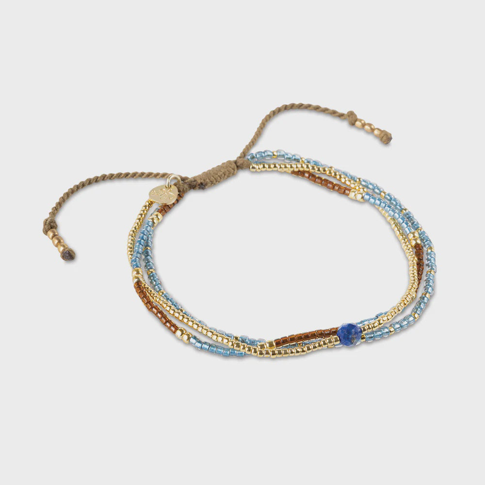 Armband Reflection Lapis Lazuli-gold