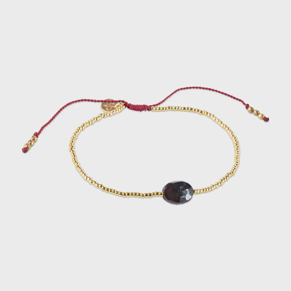 Armband Secret Garnet-gold