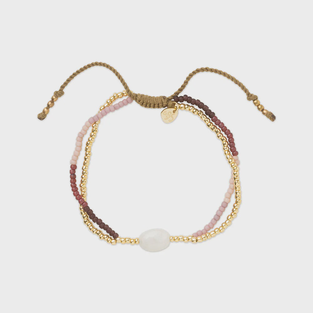 Armband Shining Moonstone-gold