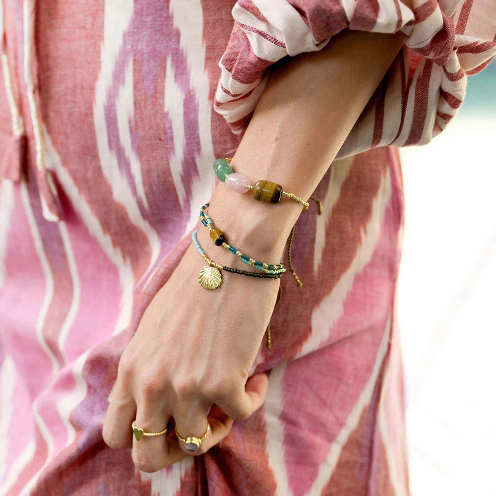 Armband Shining Tiger Eye-gold