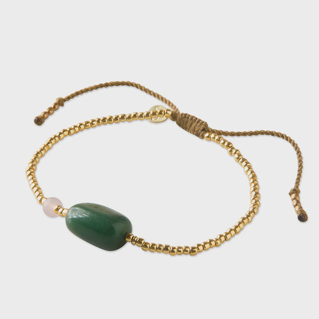 Armband Surprise Aventurine/Rose Quartz-gold