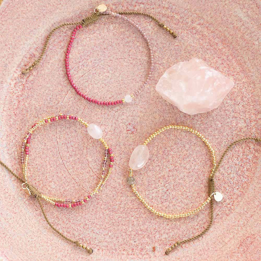 
                      
                        Armband Surprise Rose Quartz/Labradorite-gold
                      
                    