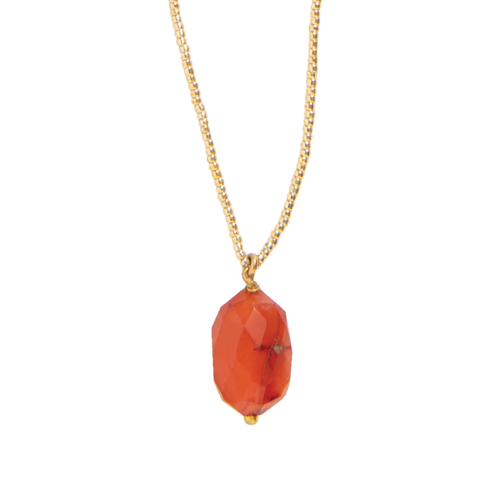 
                      
                        Ketting Calm Carnelian-gold
                      
                    