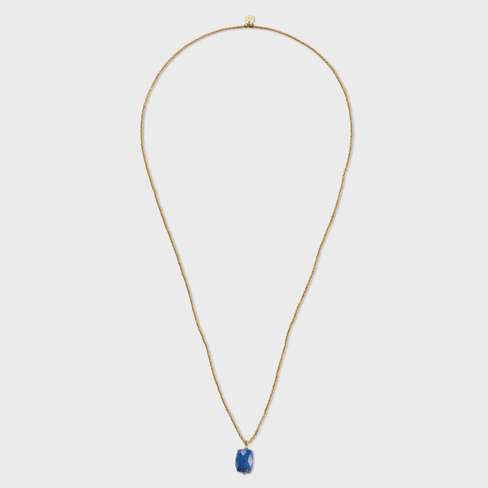 Ketting Calm Lapis Lazuli-gold