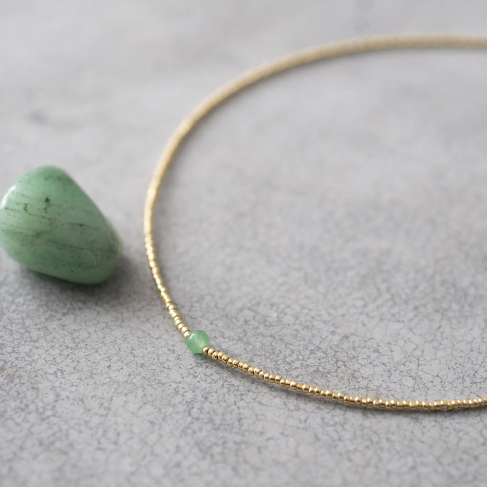 
                      
                        Ketting Flora Aventurine-gold
                      
                    