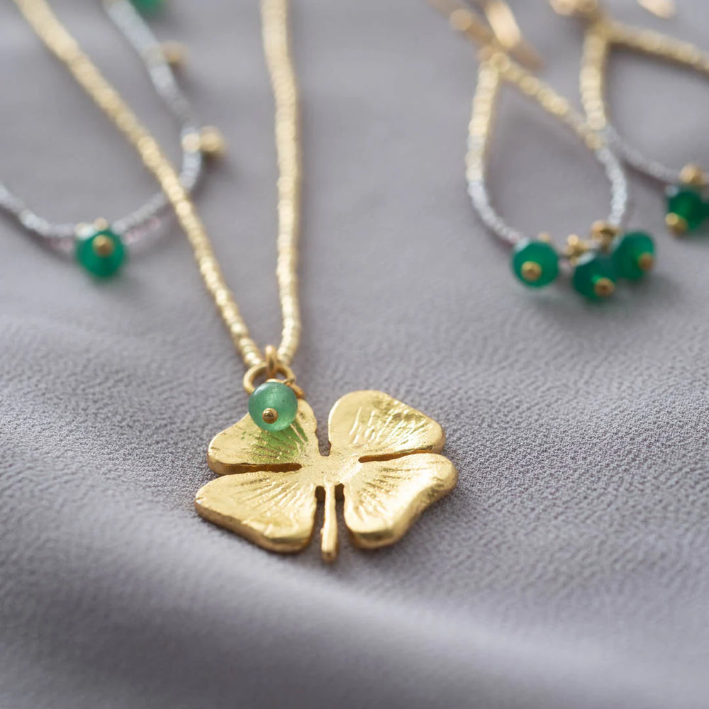
                      
                        Ketting Paradise Clover Aventurine-gold
                      
                    