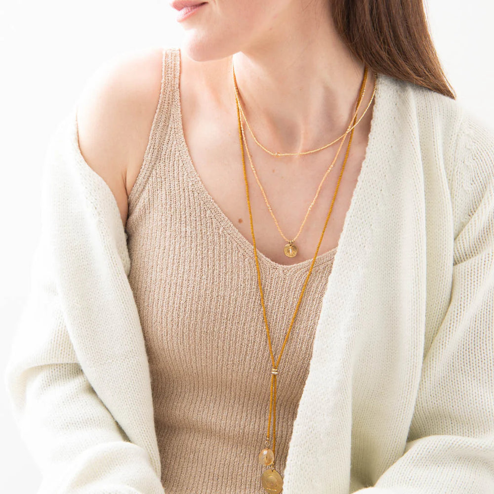 Ketting Timeless Citrine-gold