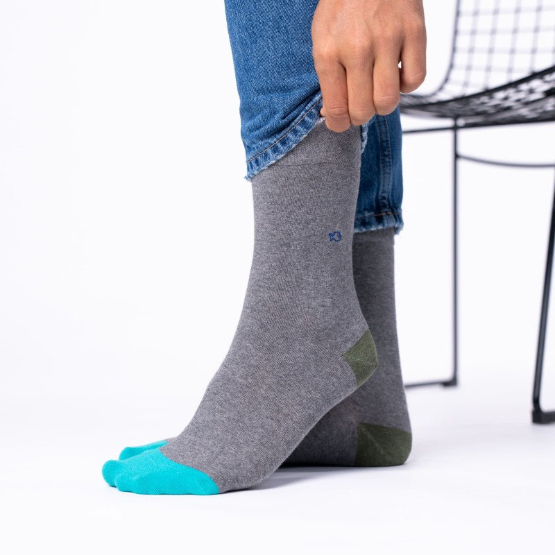 Billybelt Sokken Basic One Size-grey