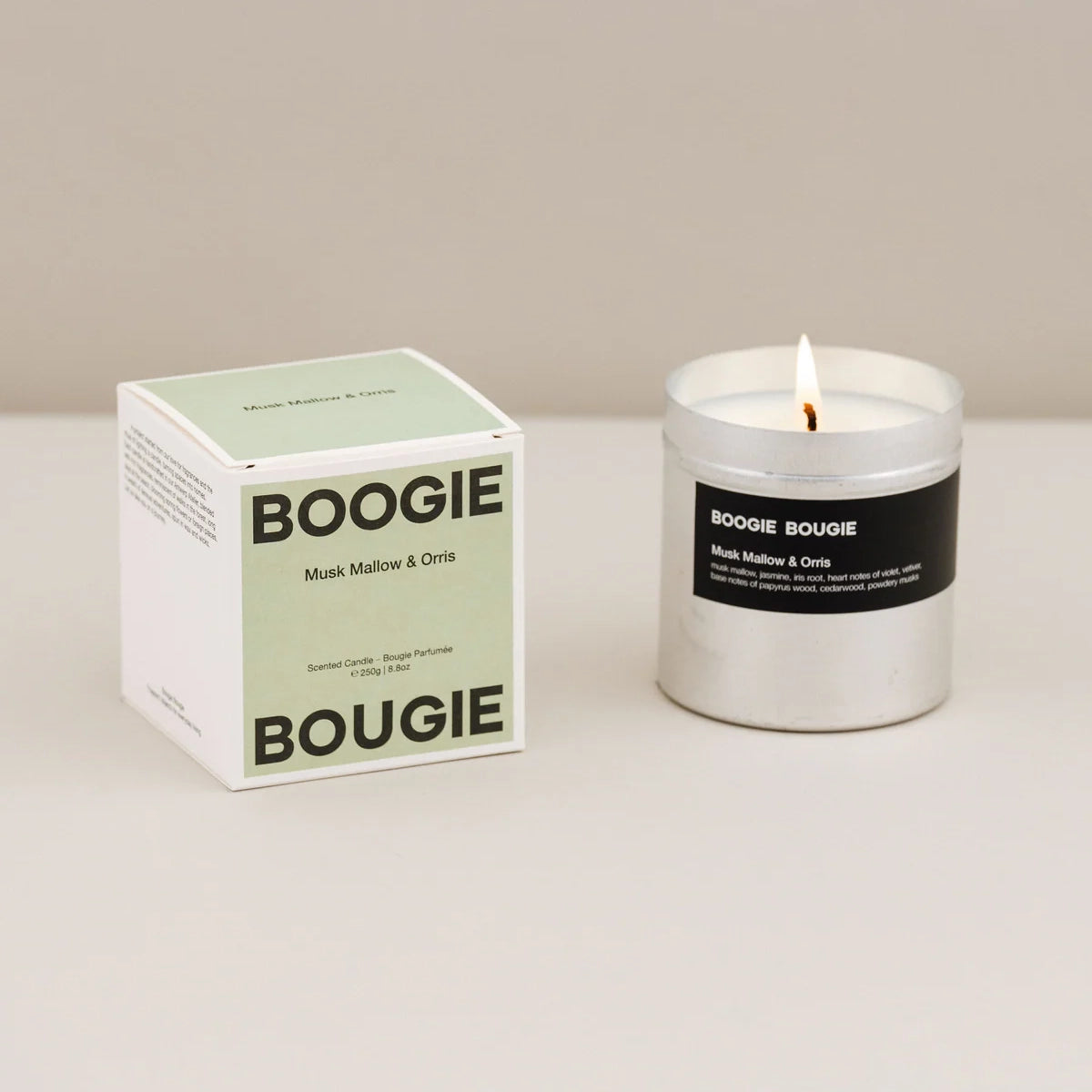Boogie Bougie Geurkaars // Musk Mallow & Orris-250g
