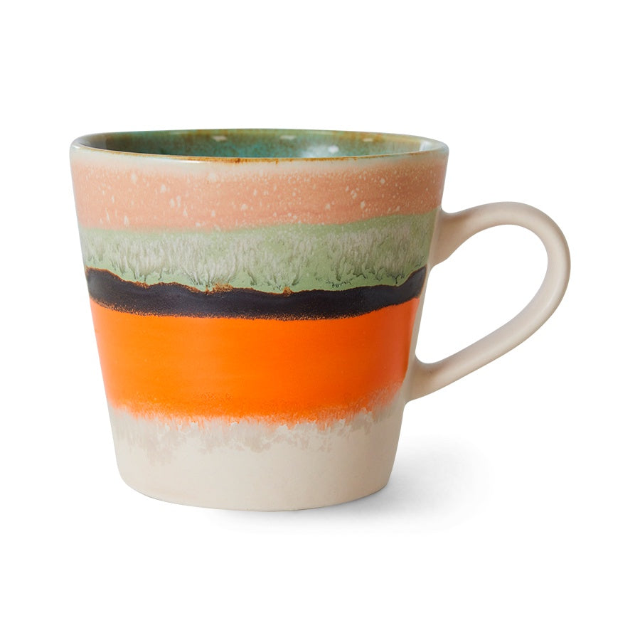 70s ceramics: Cappuccino Mug-burst