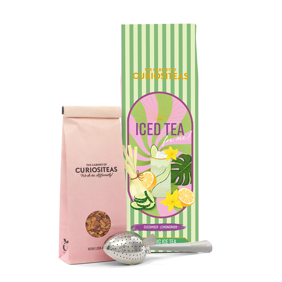 Curiositeas Giftbox Ice Tea-Cucumber Lemongrass