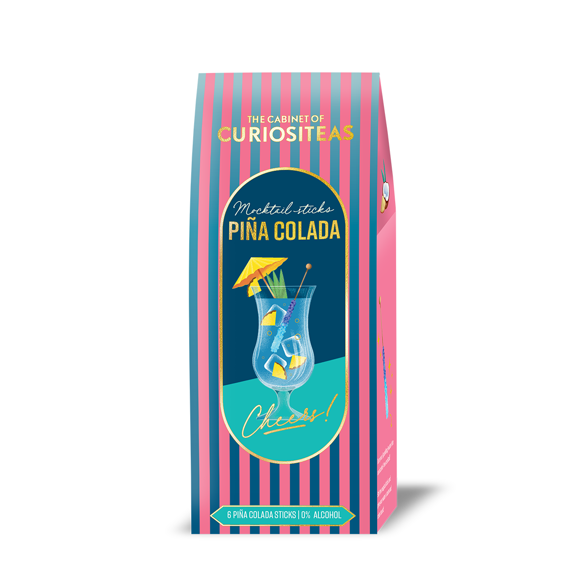 Curiositeas Mocktail Sticks 6pcs-Pina Colada