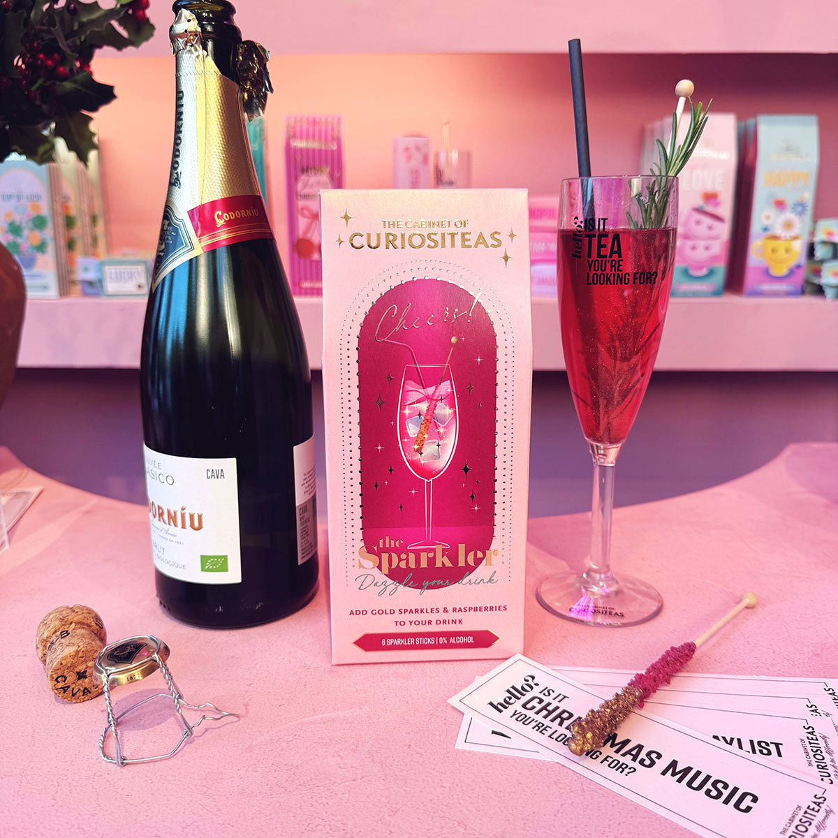 Curiositeas The Sparkler Drinks Sticks-6pcs