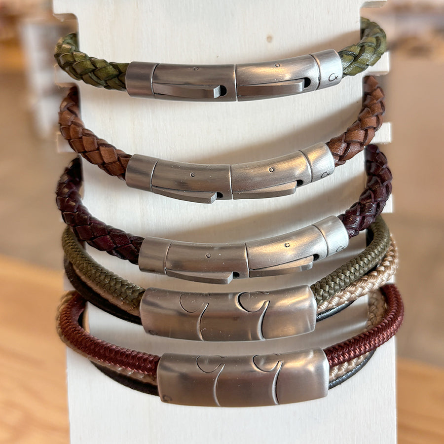 Men Bracelet LEATHER-multi