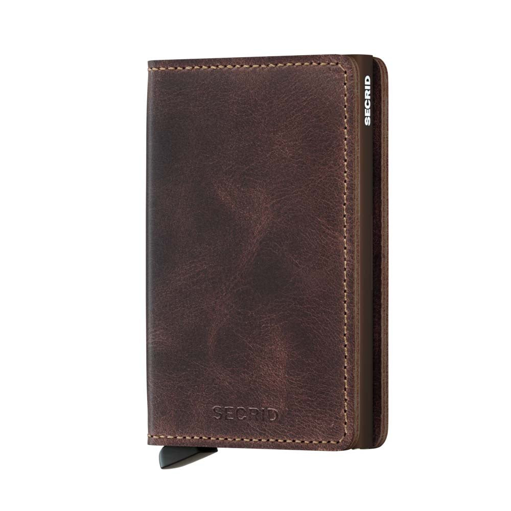 Slimwallet Vintage-chocolate