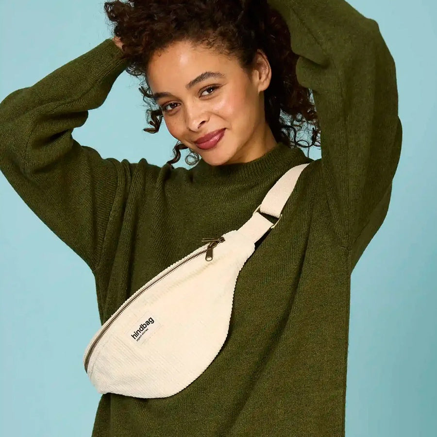 Olivia Fanny Pack Corduroy-beige