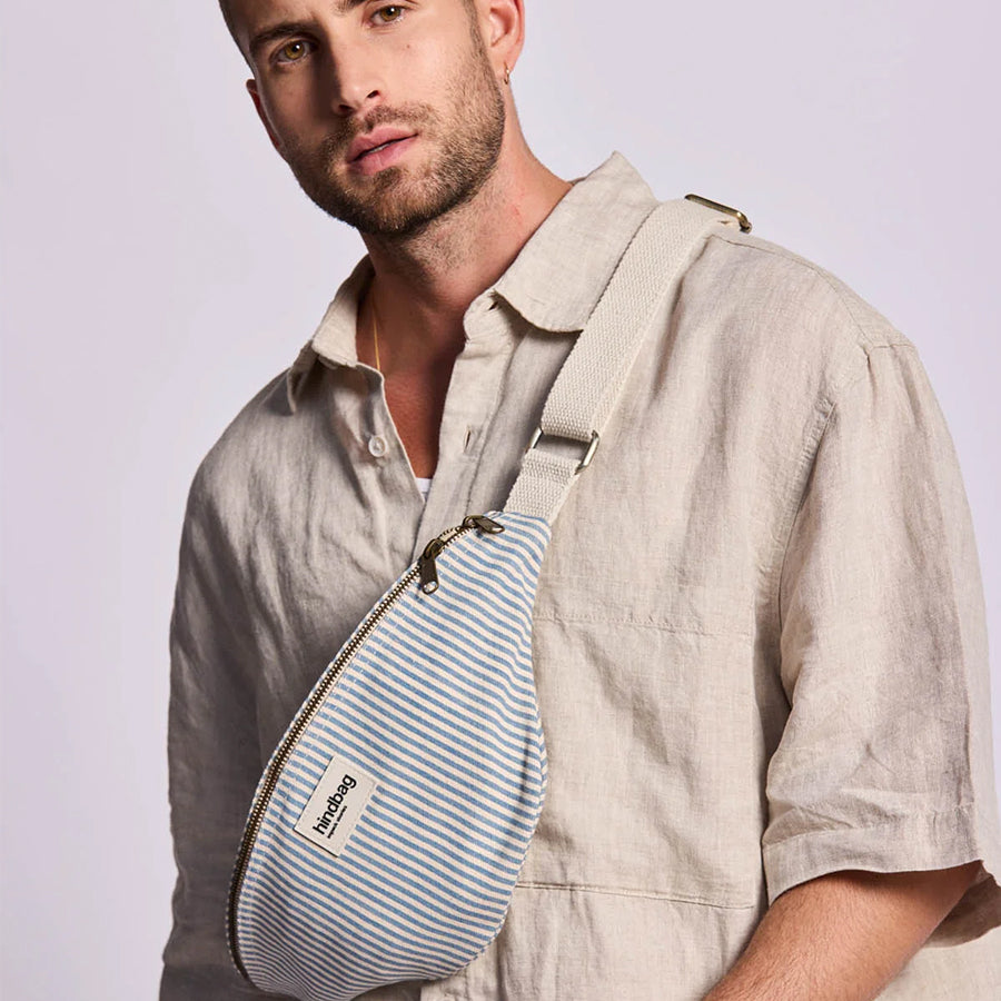 Fanny Pack Olivia Stripes-blue