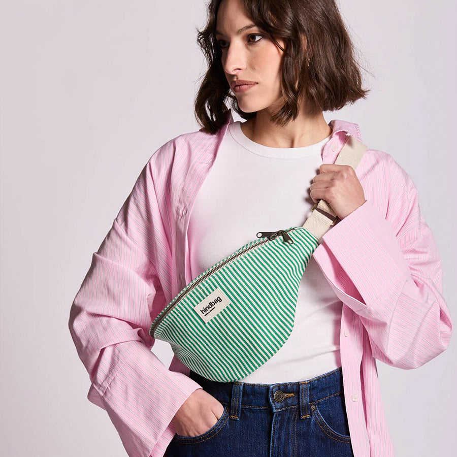 Fanny Pack Olivia Stripes-green