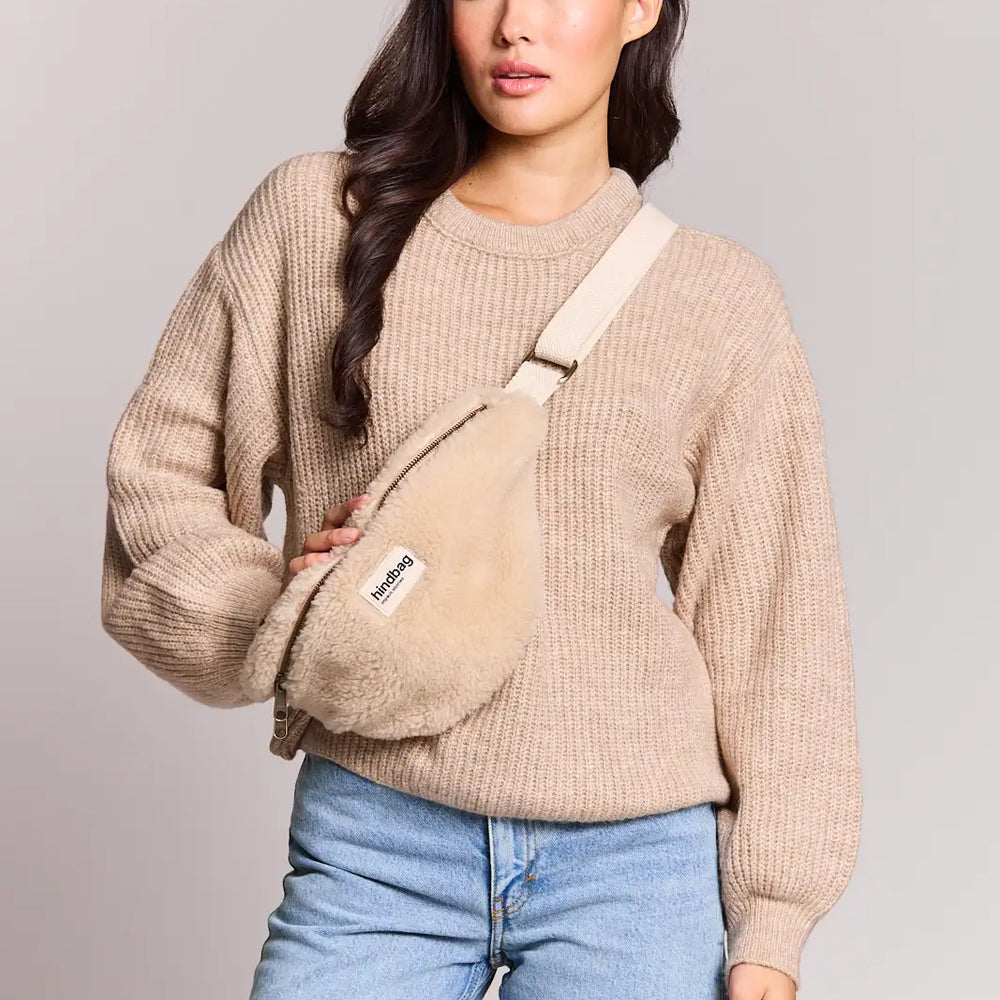 Olivia Fanny Pack Teddy-beige