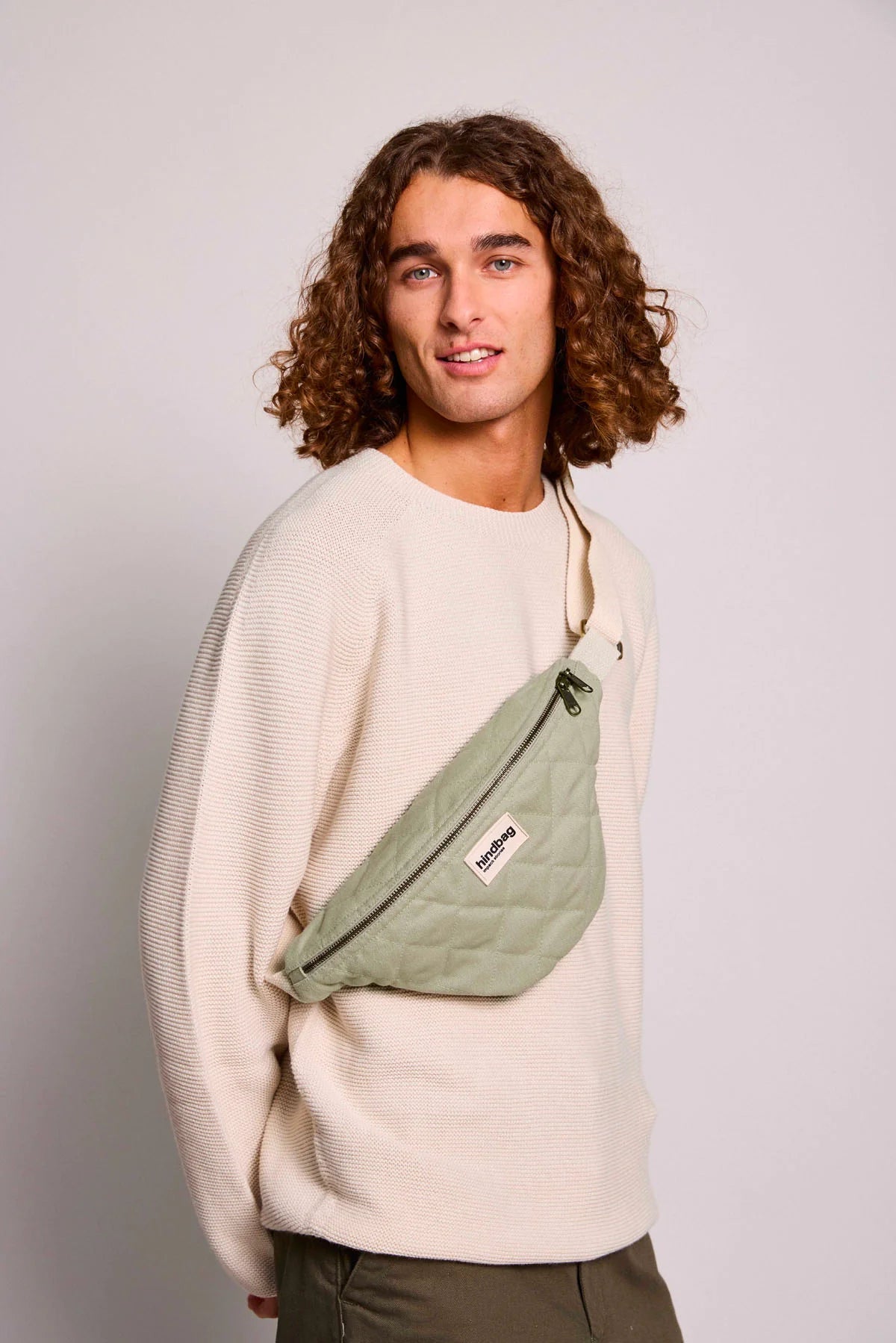 Fanny Pack Olivia Quilted-green clay