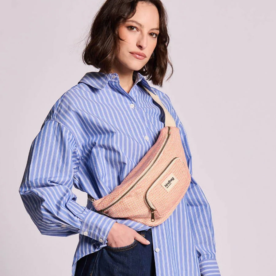 Fanny Pack Sofia XL Woven-coral
