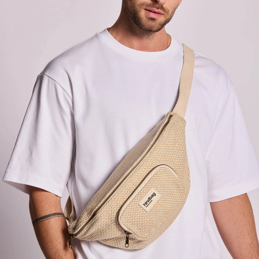 Fanny Pack Sofia XL Woven-offwhite