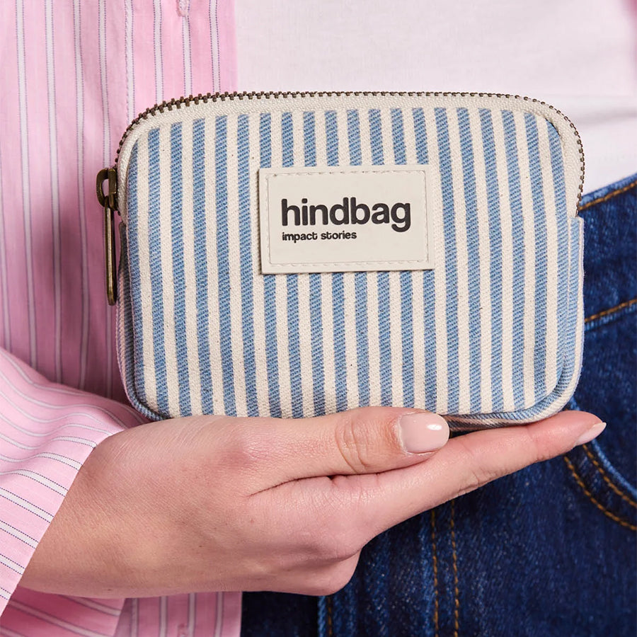 Portemonnee Lili Mini Stripes-blue