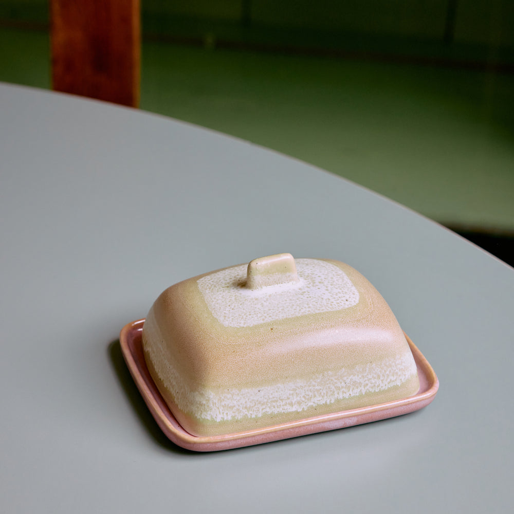 70s ceramics: Butter Dish-skyline